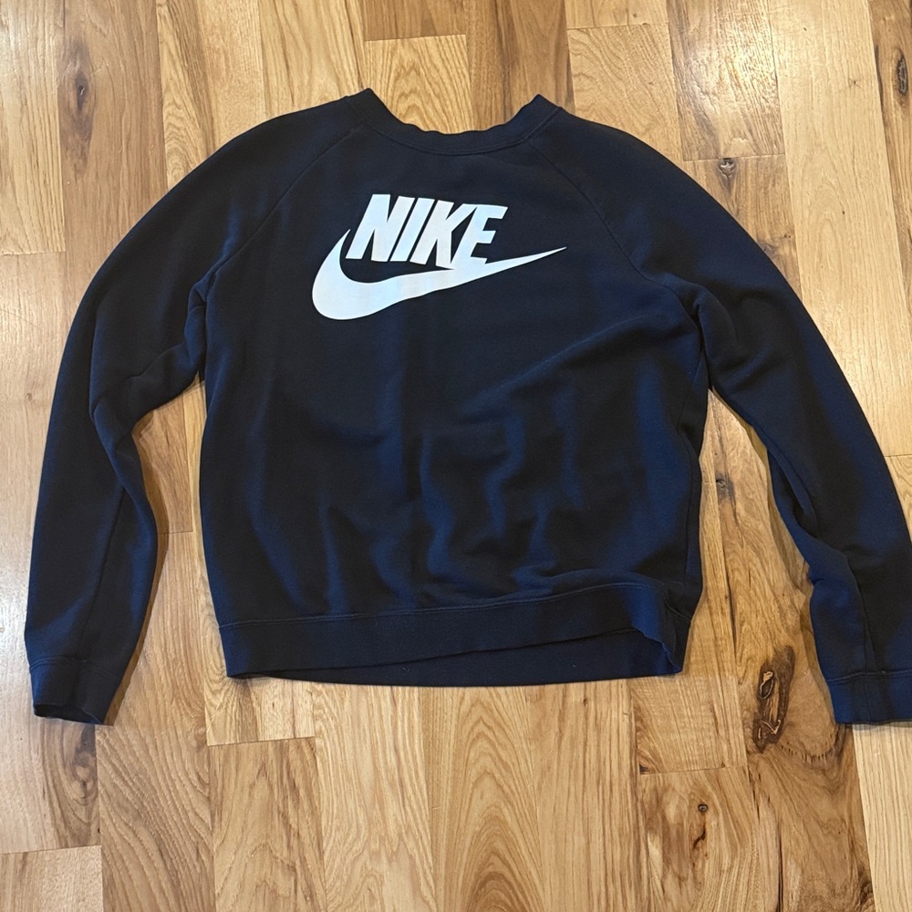 Nike Dark Blue Crewneck with White Logo